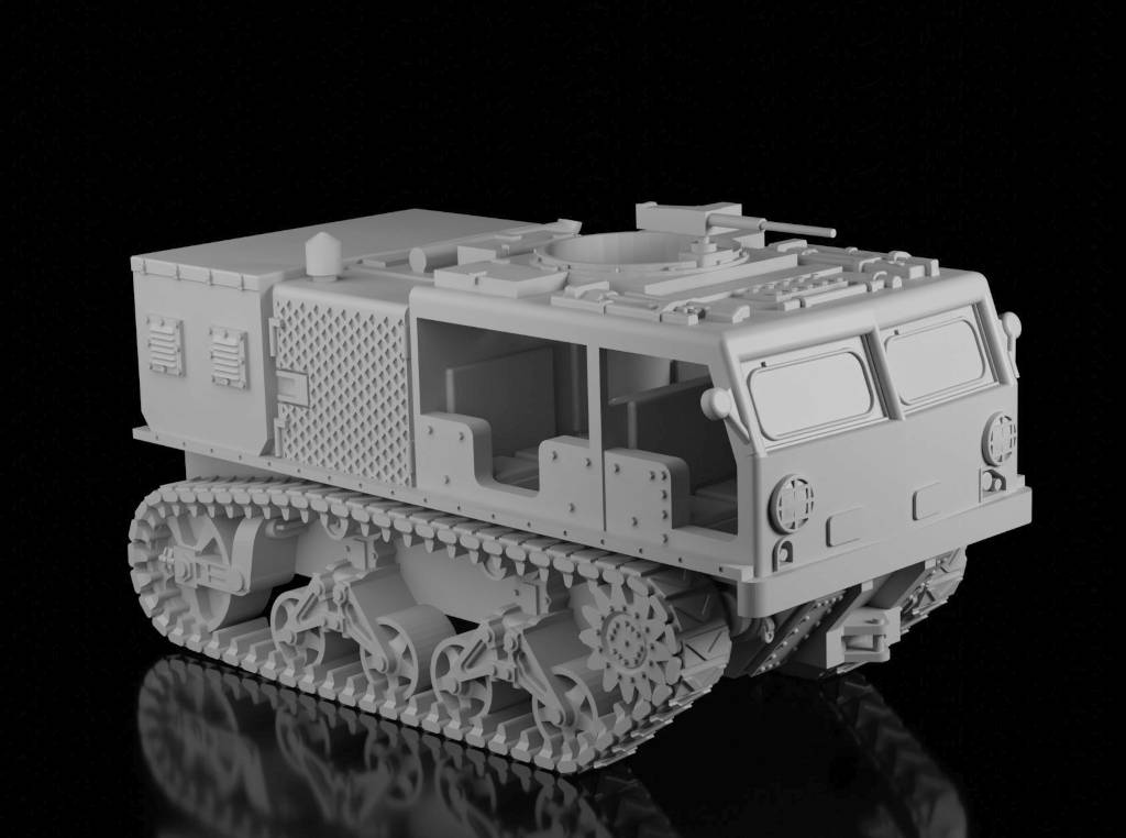 M4 High Speed Tractor (Wargame3d). Painted Resin Model