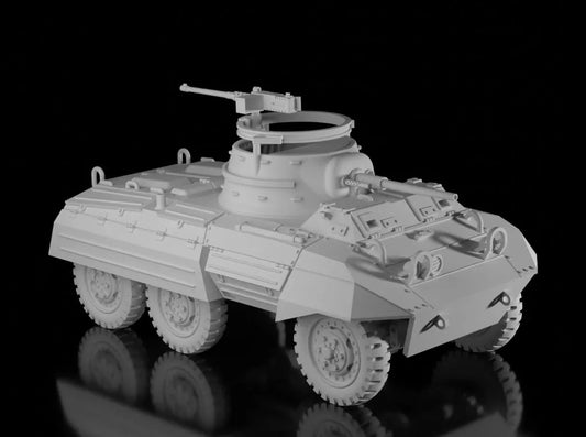 WW2 American M8 Greyhound Ring Mount. Unpainted Resin Model