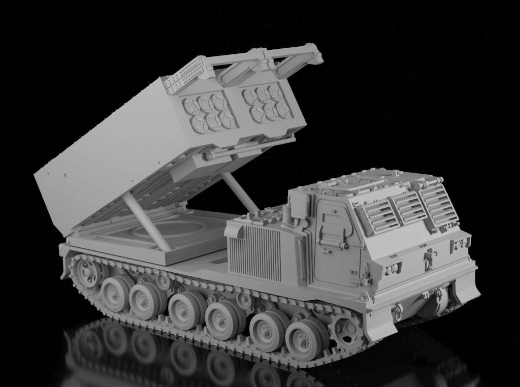 M270 MLRS (Wargame3d). Painted Resin Model