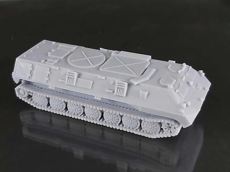 Russian Post War MT-LBu Amphibious Armoured Vehicle. Painted Resin Model