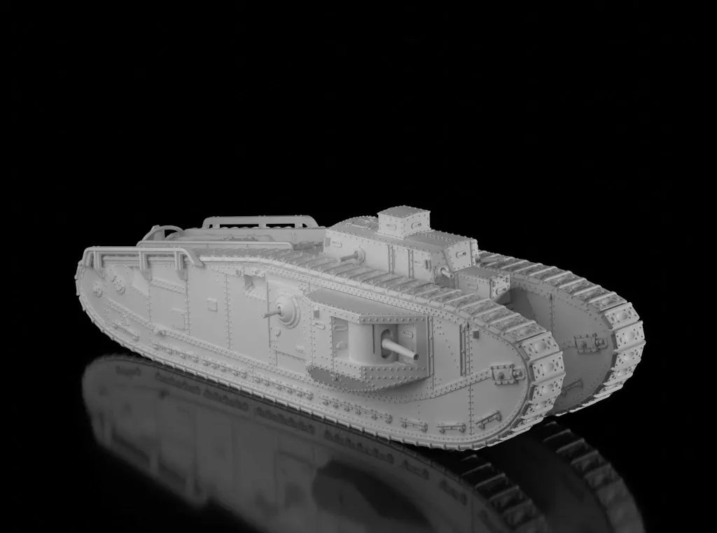 WW1 British Mk.VIII LIberty Tank. Unpainted Resin Model