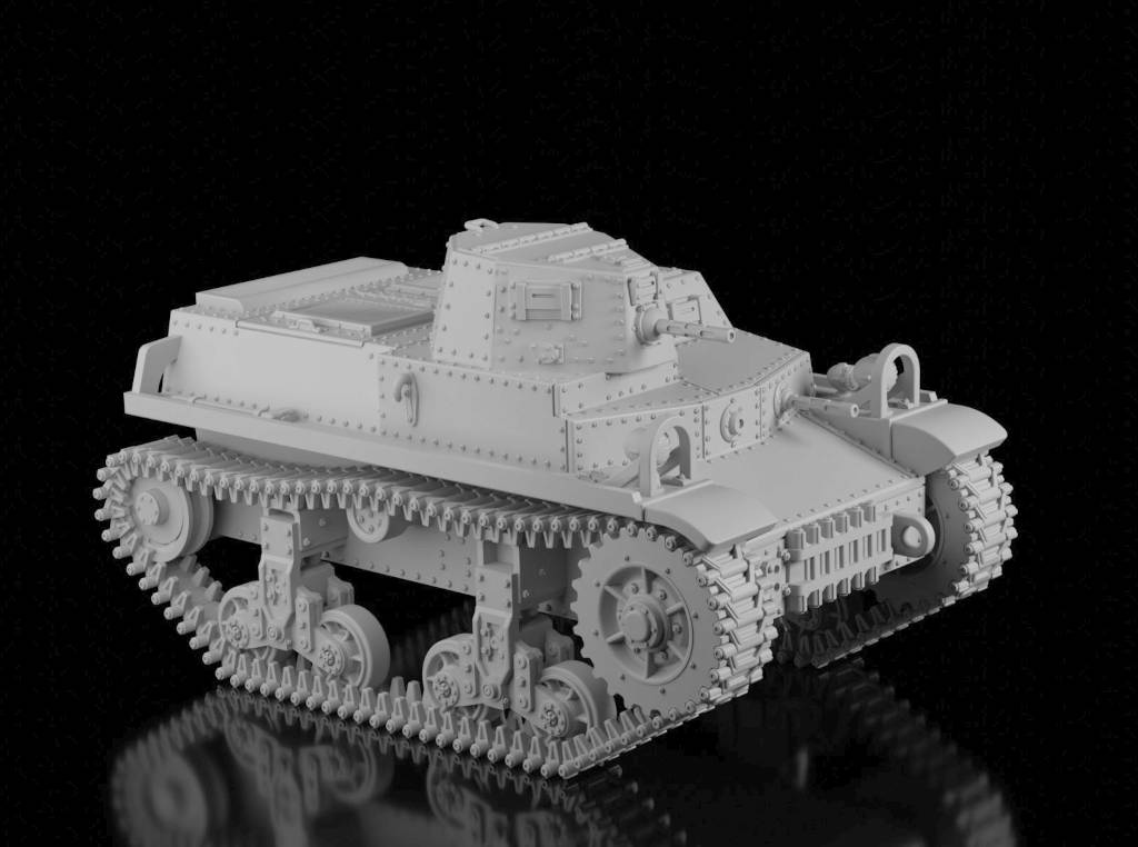 Marmon-Herrington CTLS-4TAC (Wargame3D). Painted Resin Model