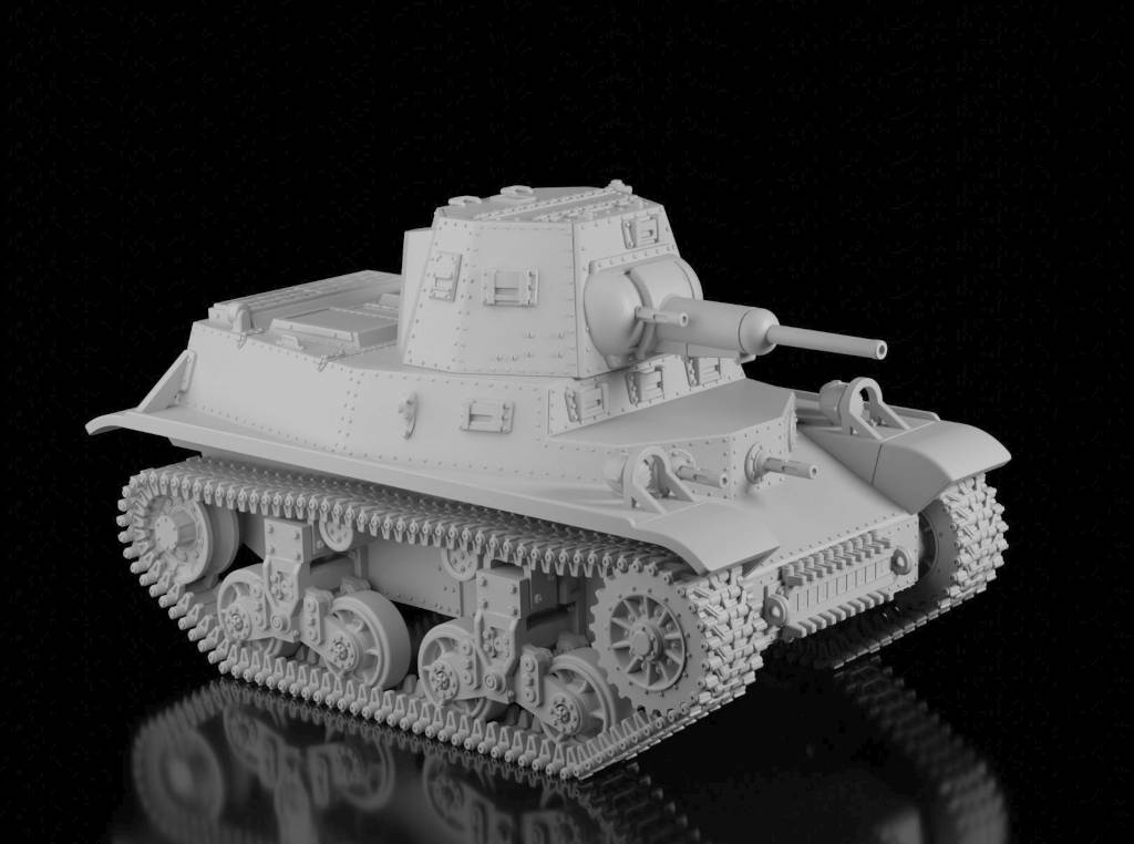 Marmon-Herrington CTMS-ITB1 (Wargame3D). Painted Resin Model