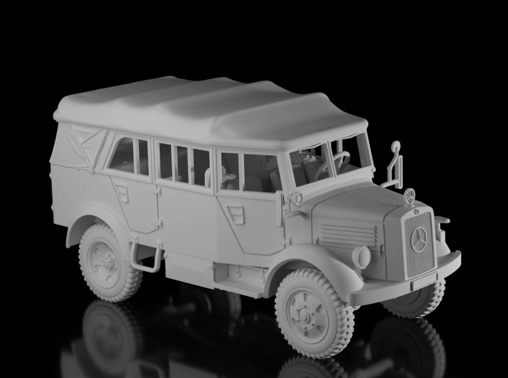 Mercedes L1500A - Open Windows (Wargame3d)