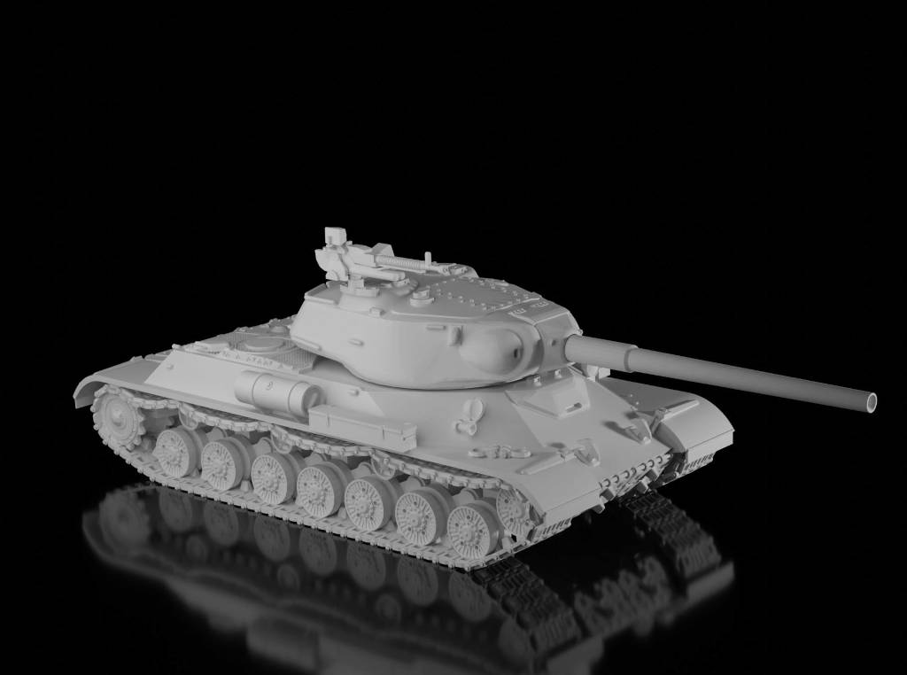 Object 701 - Prototype IS-4 (Ramzay1945). Painted Resin Model