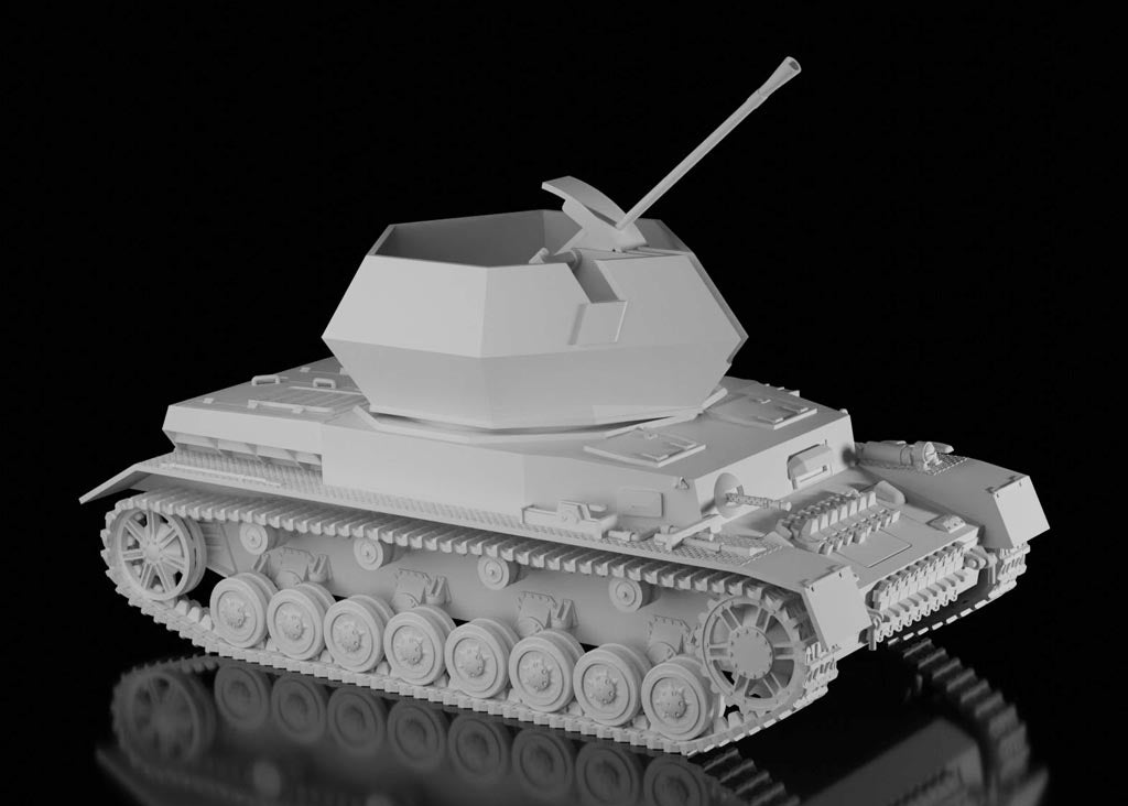 Flakpanzer IV (3.7 cm Flak 43) ‘Ostwind’ (Night Sky Miniatures)