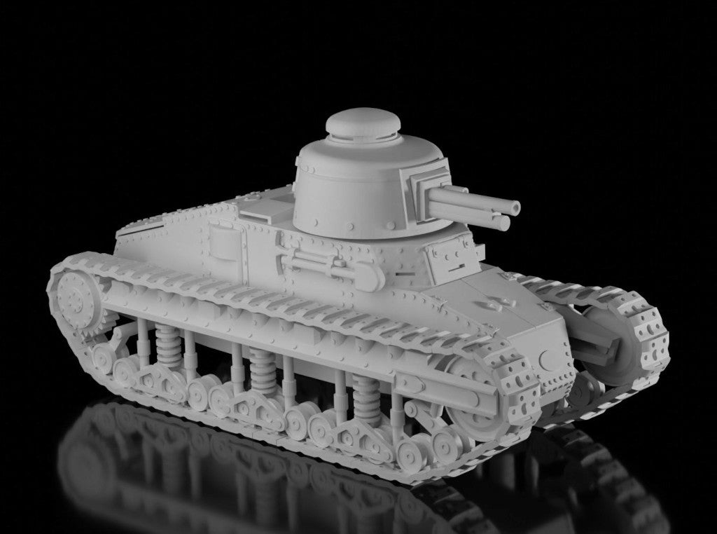 Otsu Gata Sensha 37mm (TigerAce1945). Painted Resin Model