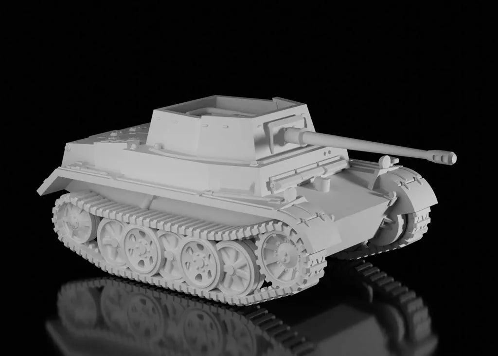 WW2 German Panzer II Ausf H. UnPainted Resin Model