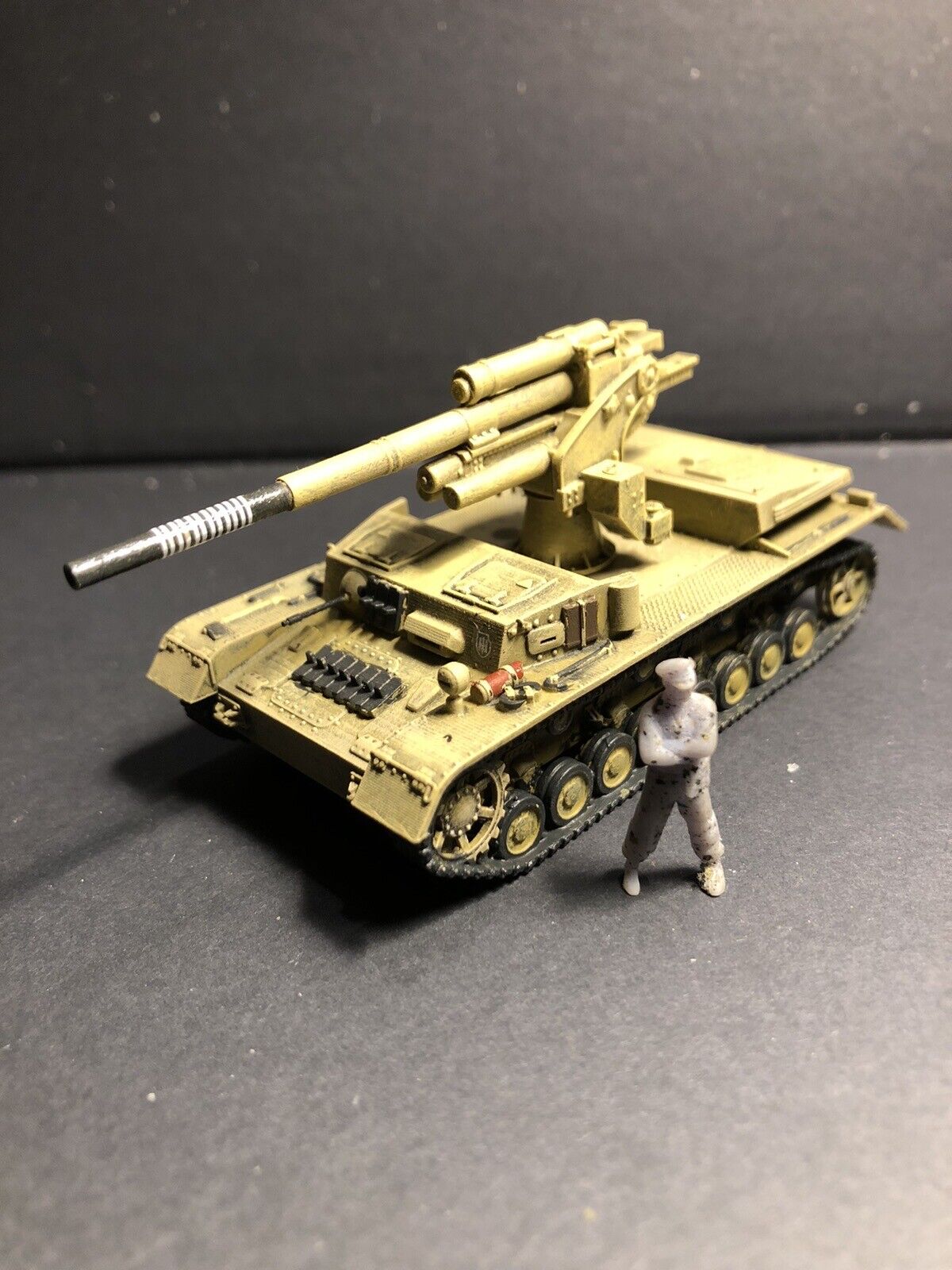 WW2 German Panzer IV 88mm Flak 36. Painted Resin Model