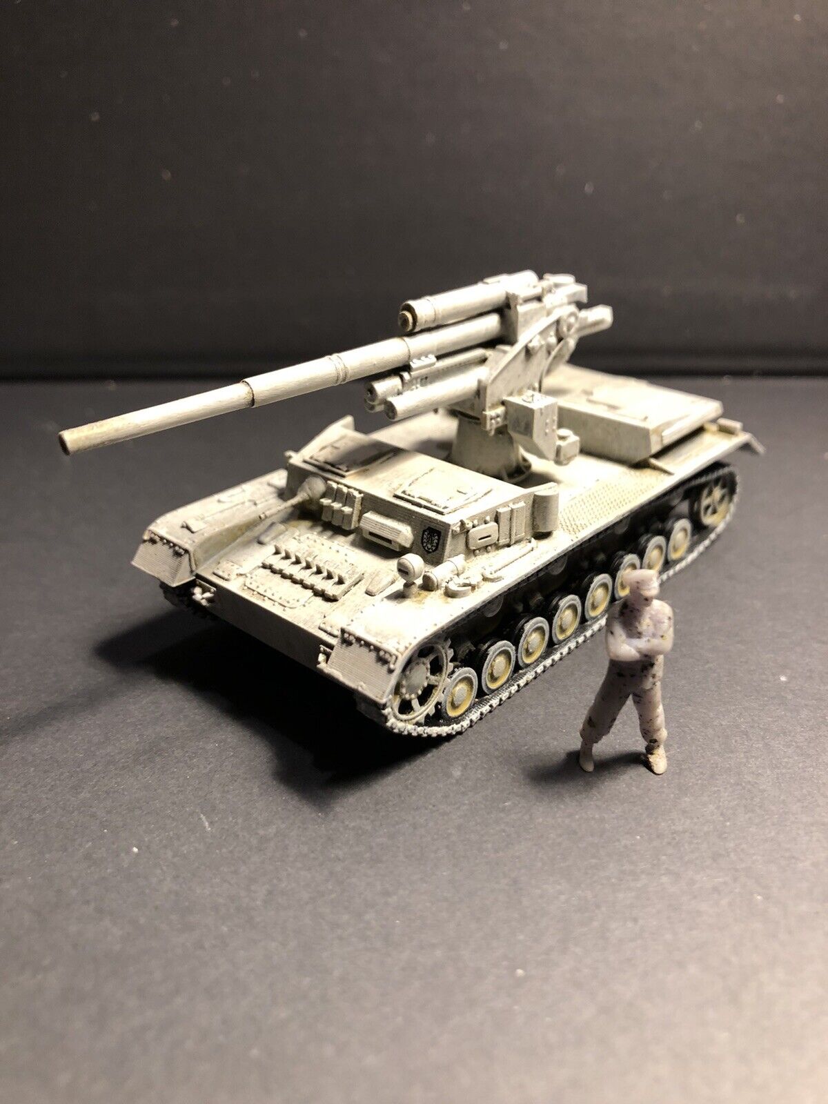 WW2 German Panzer IV 88mm Flak 36. Painted Resin Model