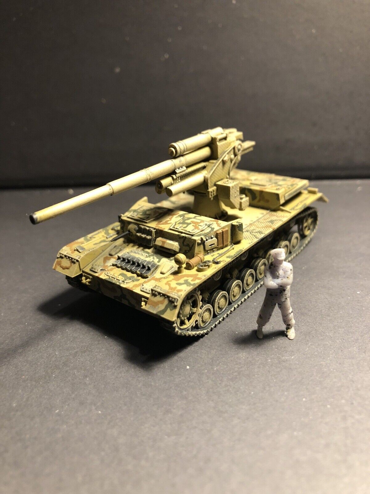 WW2 German Panzer IV 88mm Flak 36. Painted Resin Model