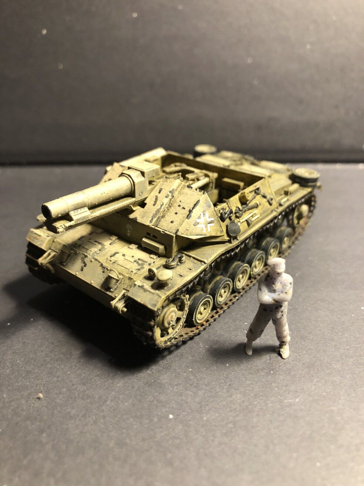 WW2 German Panzer 15cm sIG33 (Sf) Pz.III (H) UNPainted Resin Model