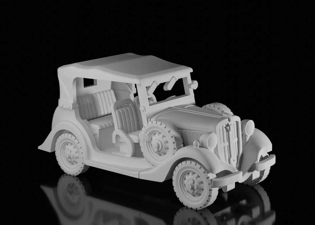 Polski-Fiat 508 Lazik - Roof Up