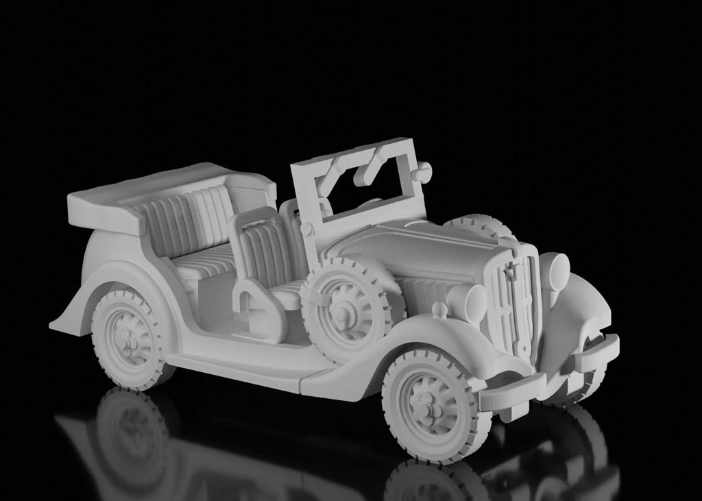 Polski-Fiat 508 Lazik - Roof Down