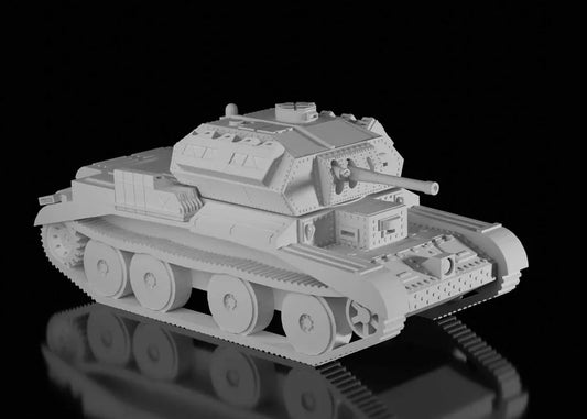 WW2 German Kreuzer Panzerkampfwagen Mk.IV 744(e) Unapainted Resin Model