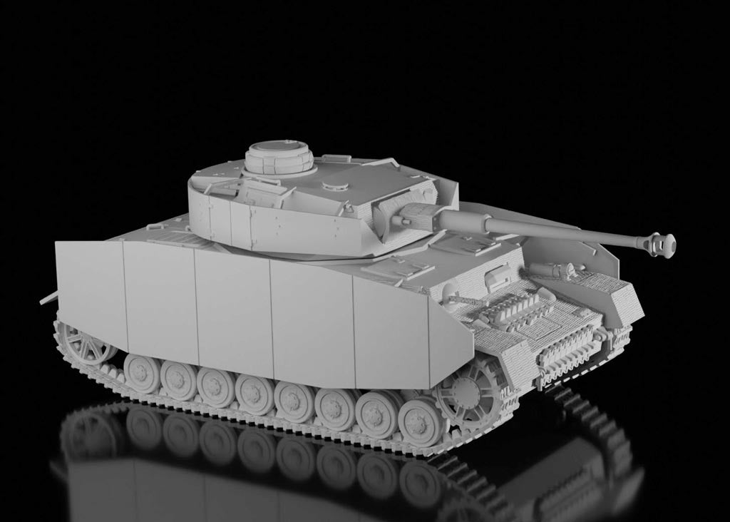 Panzer IV Ausf H w/Zimmerit (Night Sky Miniatures)