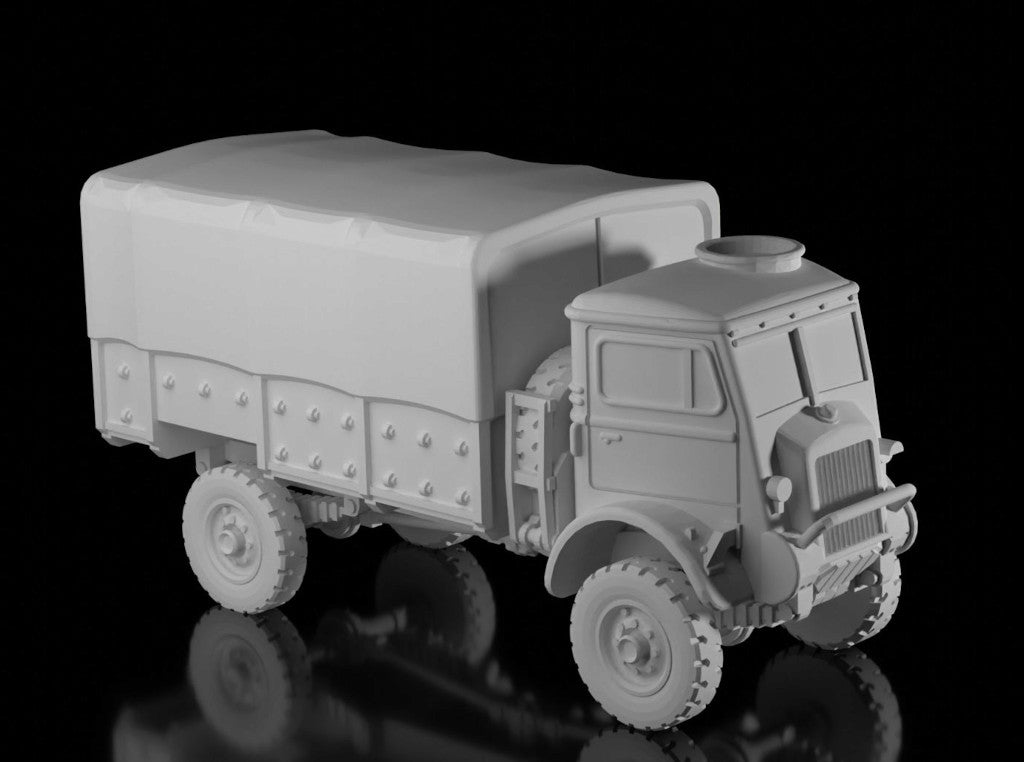 Bedford QL - Covered (Windham Graves). Painted Resin Model