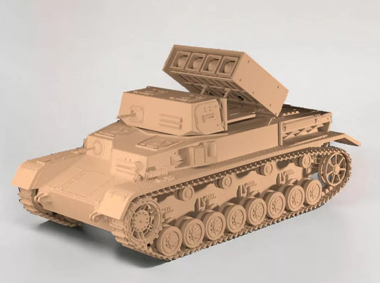WW2 German Panzer IV Raketenwerfer Fahrgestell. UNPainted Resin model (Copy)