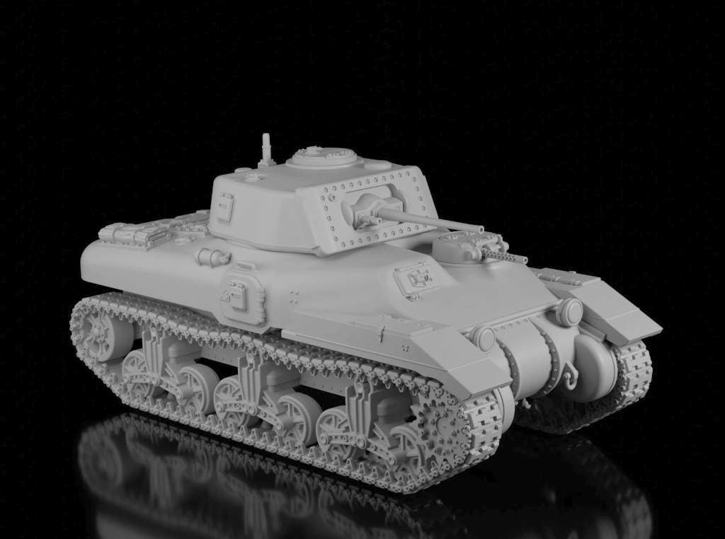 Ram Mk.1 (Wargame3d). Painted Resin Model
