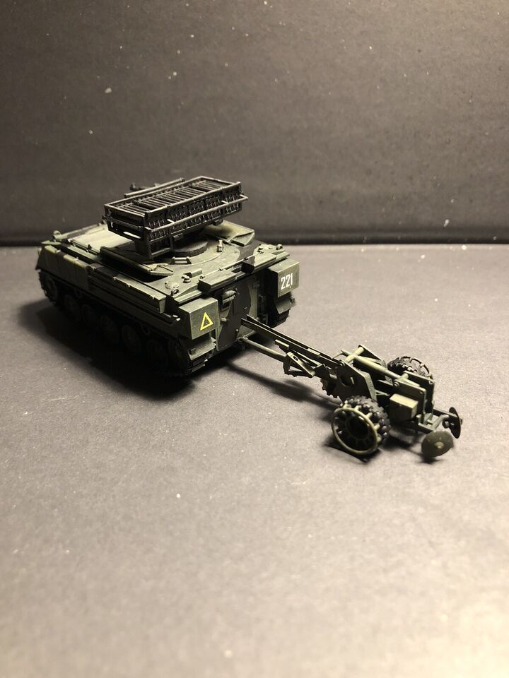 British FV432 Ranger and Barmine Layer. Painted Resin Model