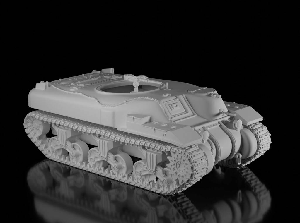 Ram II Kangaroo APC (Wargame3d). Painted Resin Model