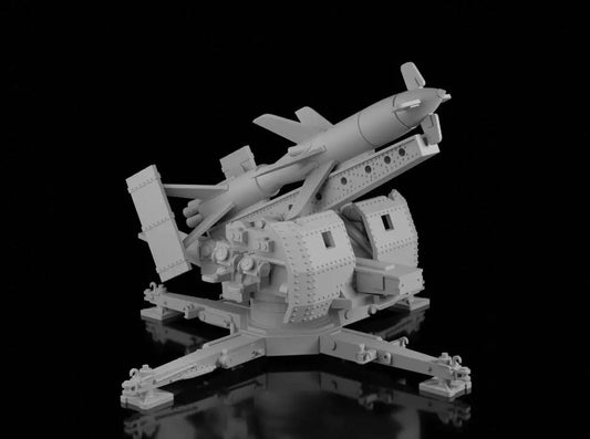 WW2 German Rheintochter R1 Air Defence rocket. Painted Resin Model