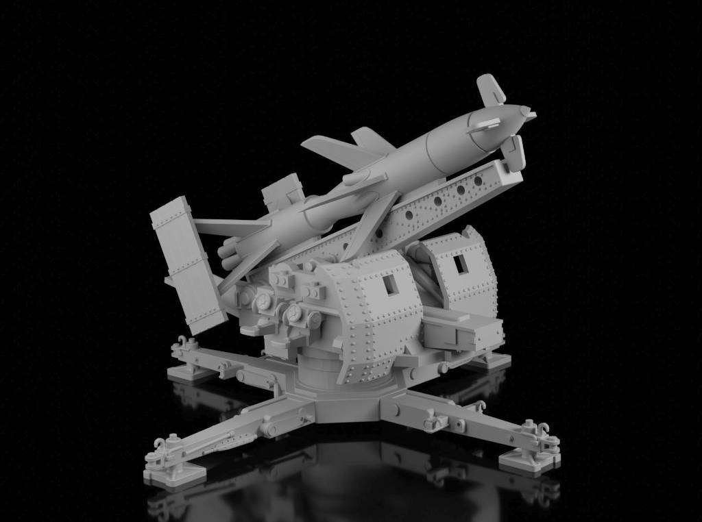 Rheintochter R1 (Ramzay1945). Painted Resin Model