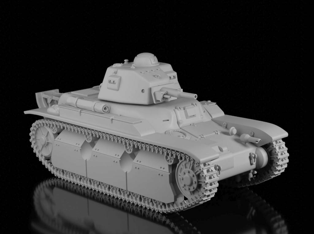 Renault R40 (Wargame3d). Painted Resin Model