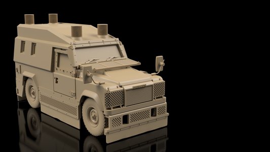 British Post War Land Rover Pangolin. UNPainted Resin Model