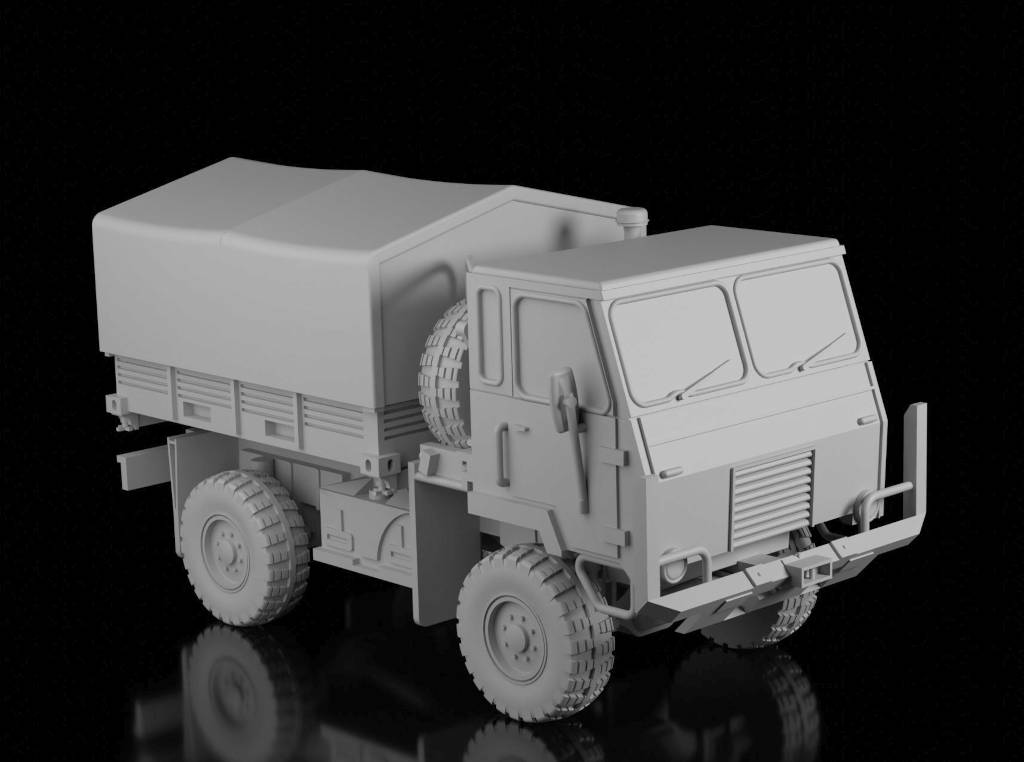 Samil 20 4x4 (Guaro3d). Painted Resin Model
