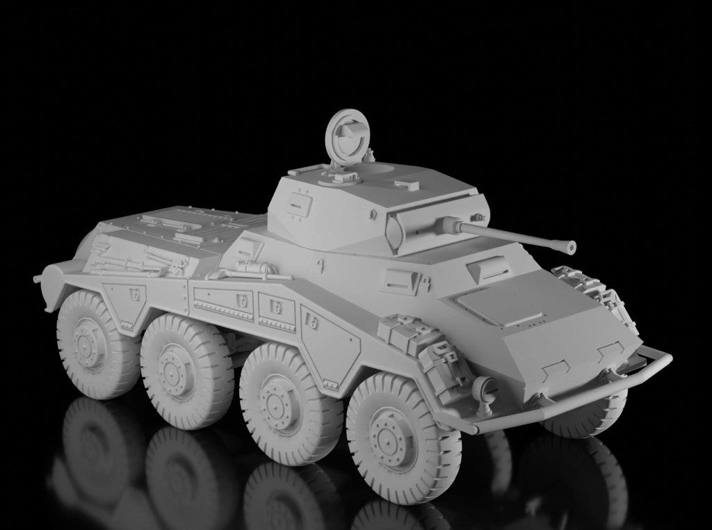 SdKfz 234 Luchs Turm (Arvernes Miniatures). Painted Resin Model