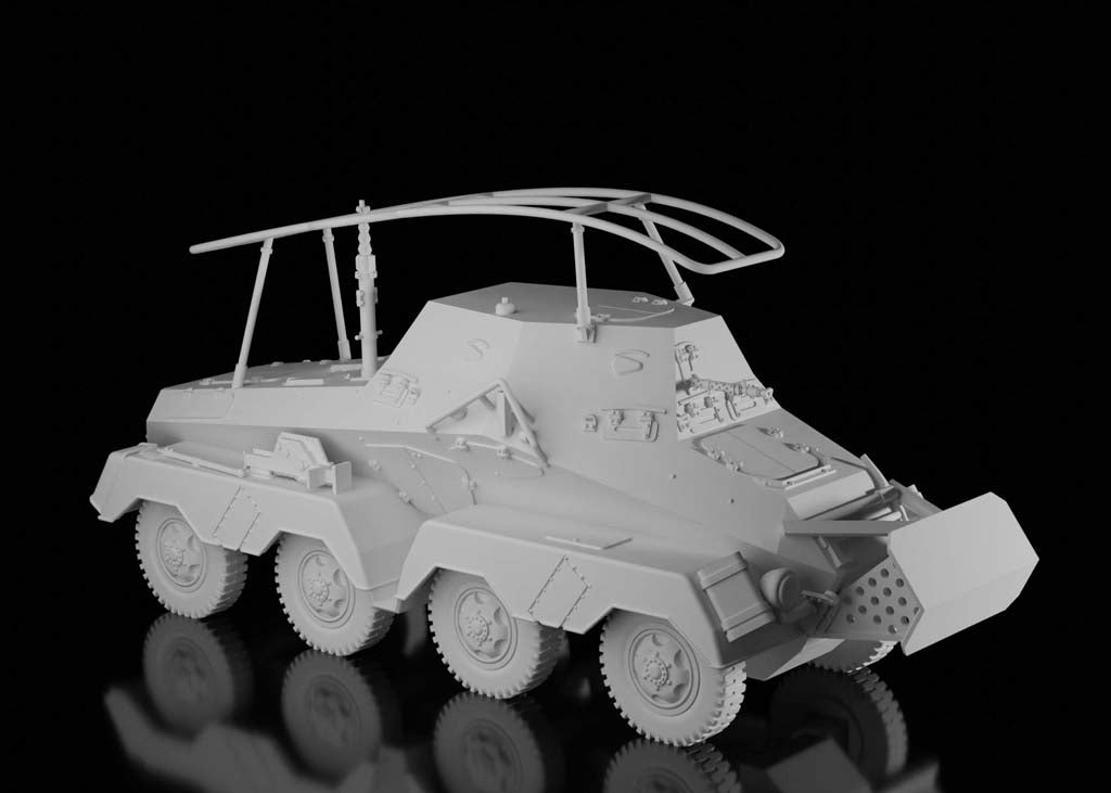 SdKfz 263 Fu  8-Rad - Bucket (Fylde Armouries)