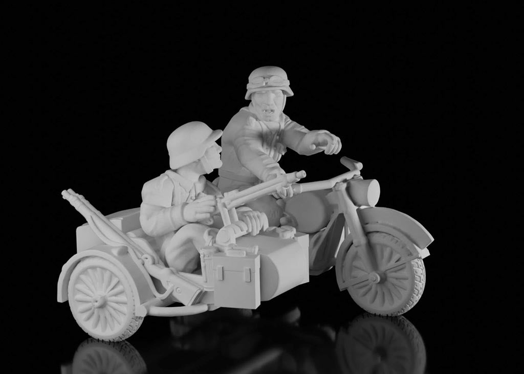 Motorcycle-Sidecar Combination (Version 2)