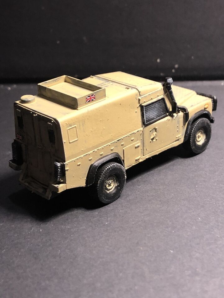 British Post War Land Rover Snatch. Painted Resin Model