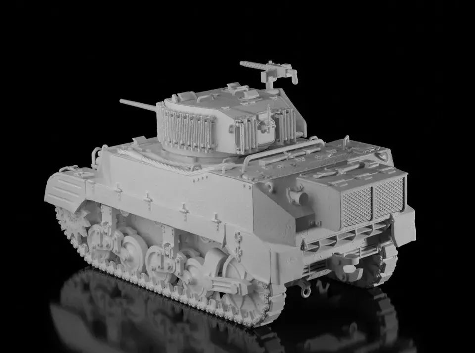 WW2 American M5A1 Stuart. UNPainted Resin Model