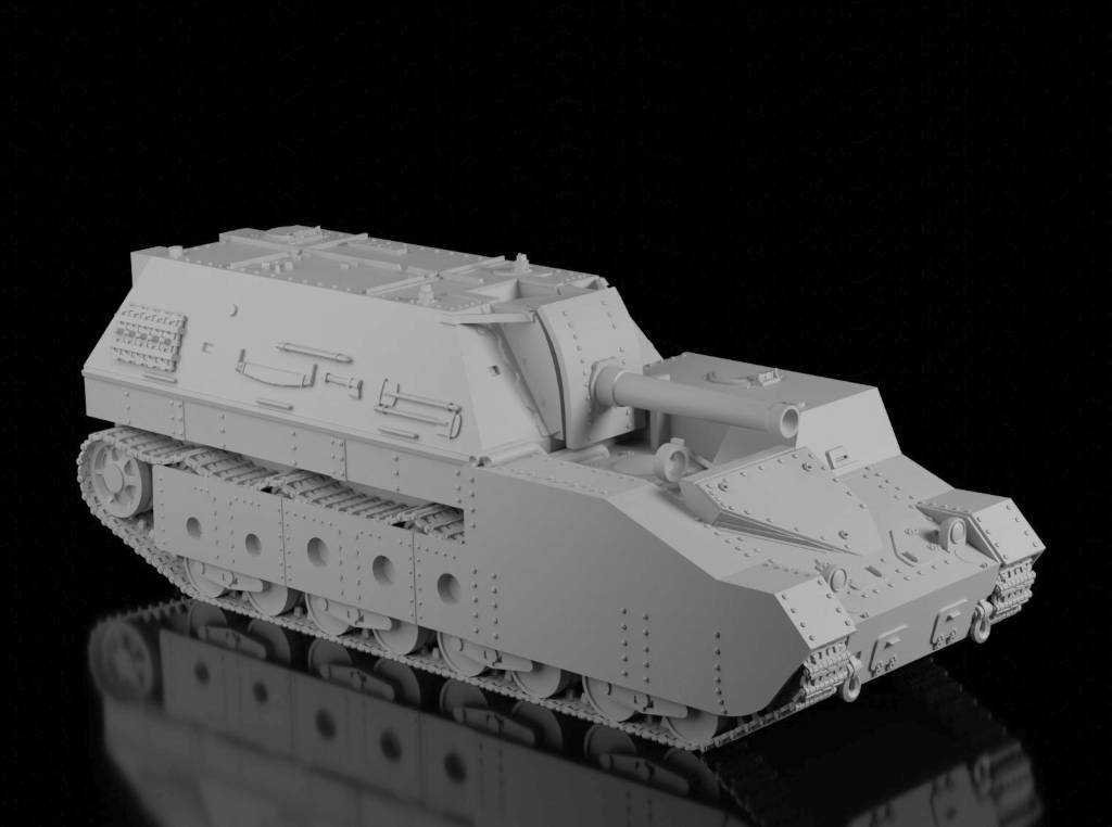 SU-14 SPG Project - Armoured (Ramzay1945). Painted Resin Model