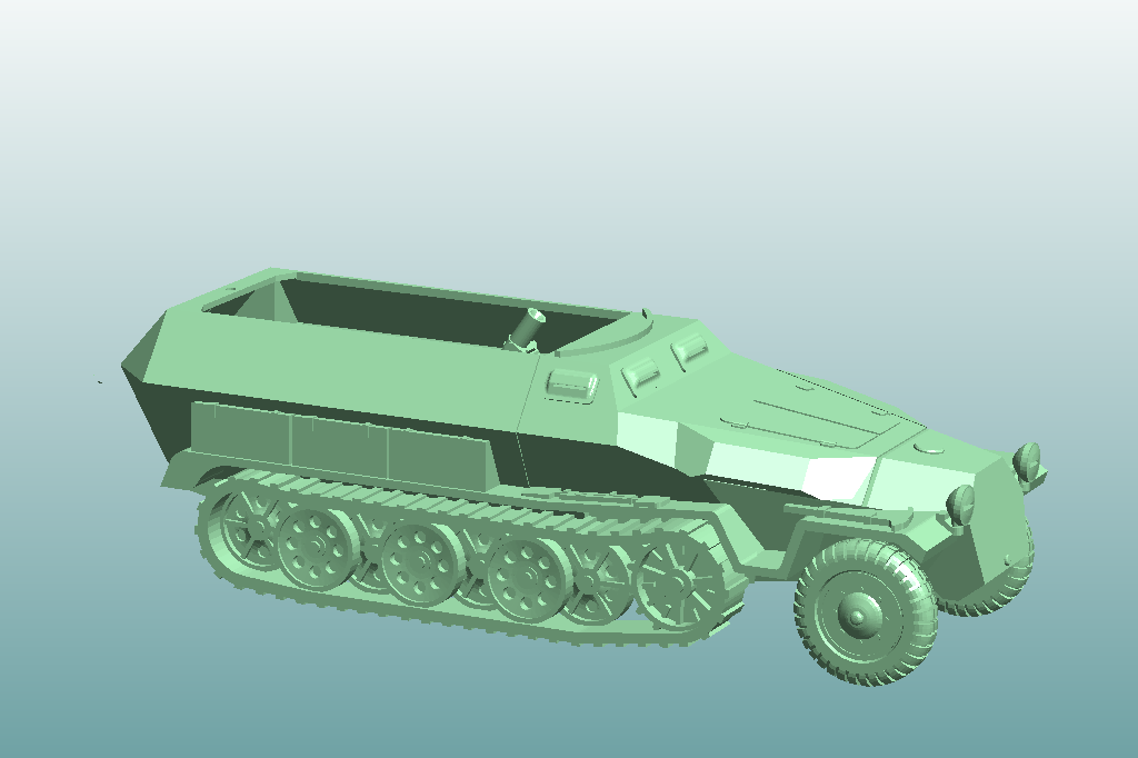 Sd.Kfz 251/2 Ausf C (Mortar Carrier)