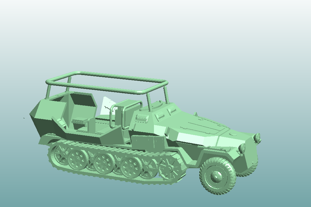 Sd.Kfz 251/17 Ausf C Command - Deployed