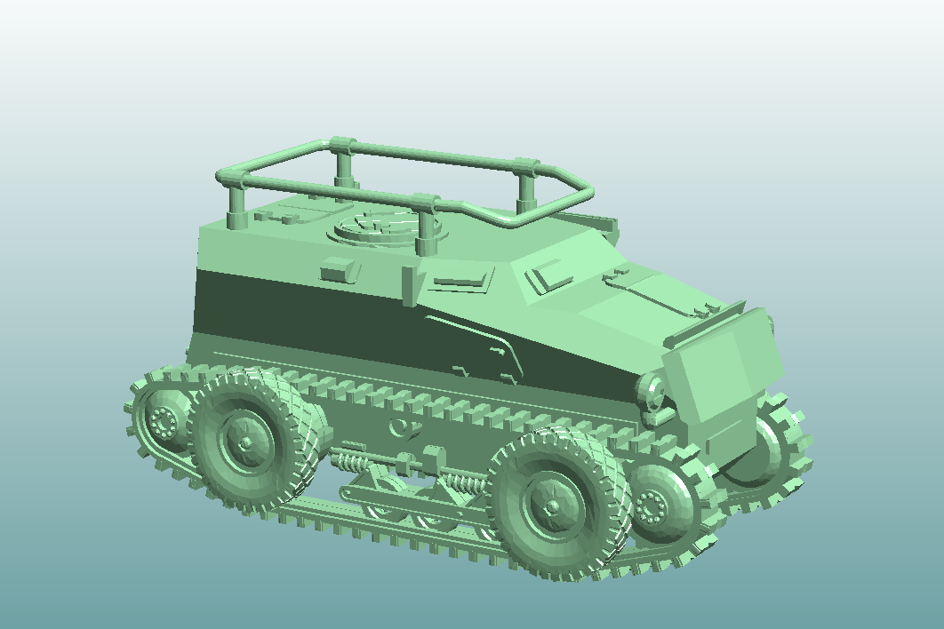 SdKfz 254 (Saurer RR-7) Armoured Scout Car (Panzer Printer)