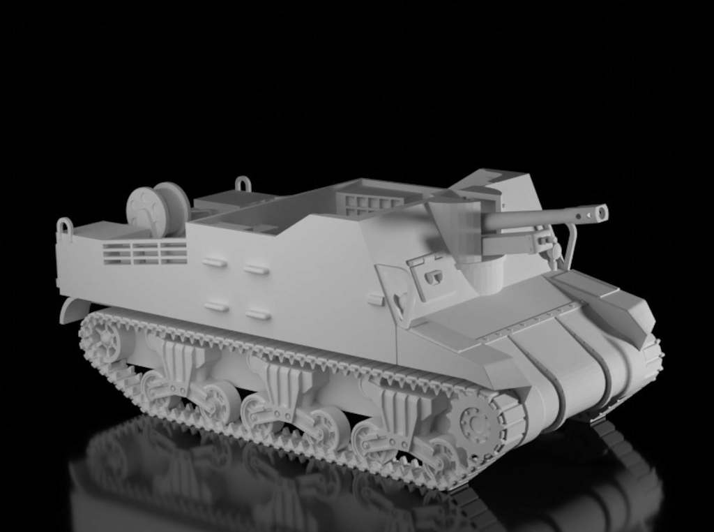 Sexton II 25pdr SP Tracked (Wargame3d)