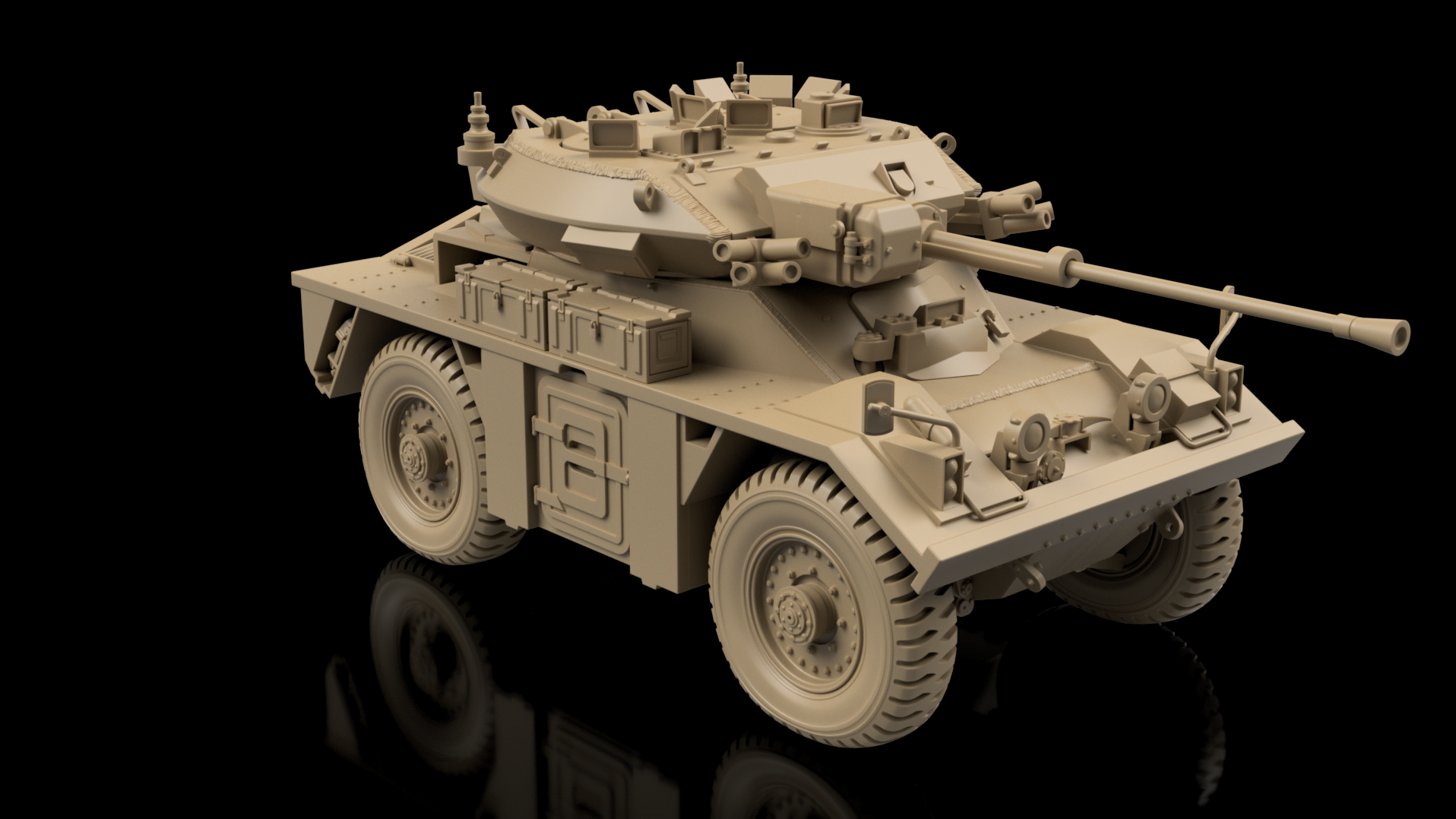 Veicolo Da Combattimento Britannico FV721 Fox In Scala 1/87 Da - Foto 6