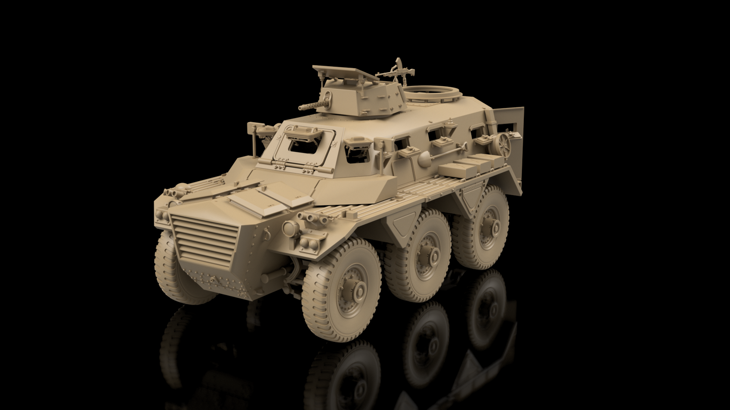 British Post War Alvis FV603 Saracen. Painted Resin Model (Interior will also be painted)