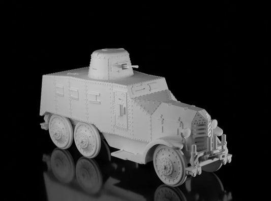 Japanese Interwar So-Mo Road Armoured Car. Painted Resin Model