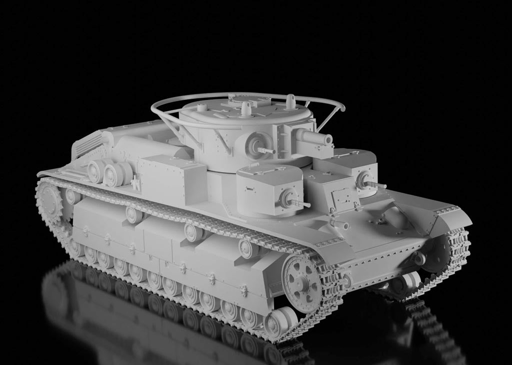 T-28A Medium Tank (Night Sky Miniatures)