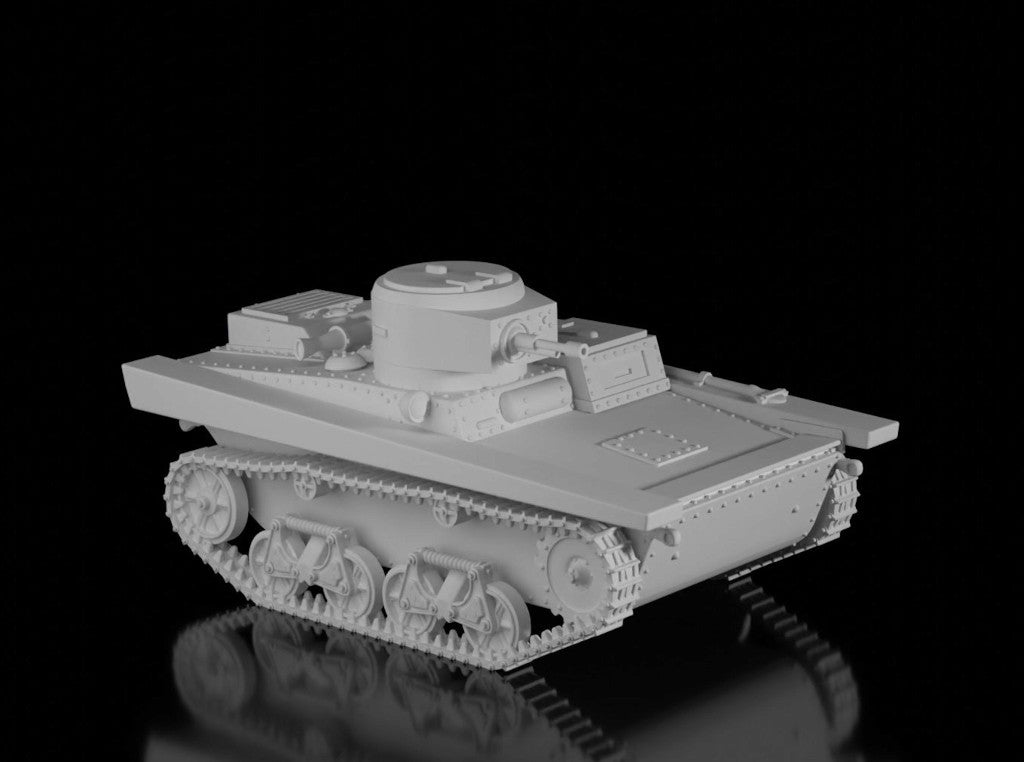 T-37 Amphibious Light Tank (Wargame3d)