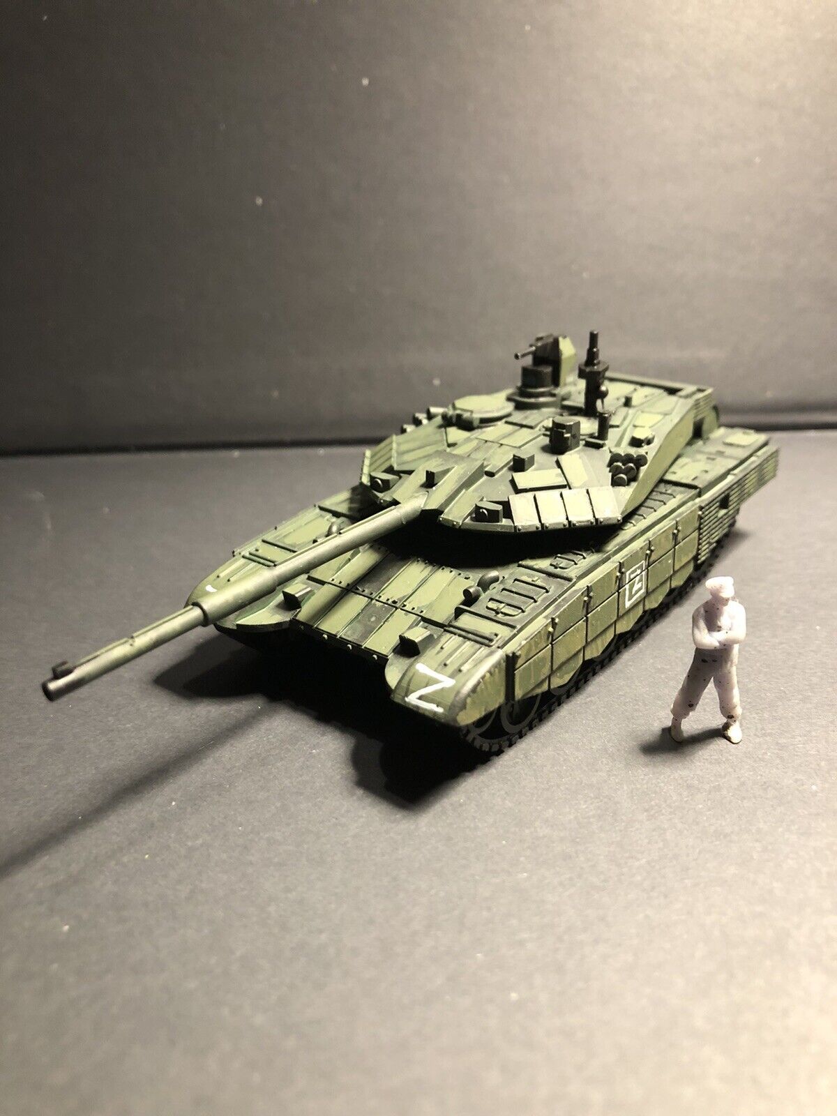 Russian Post War T90 Main Battle Tank. Painted Resin Model