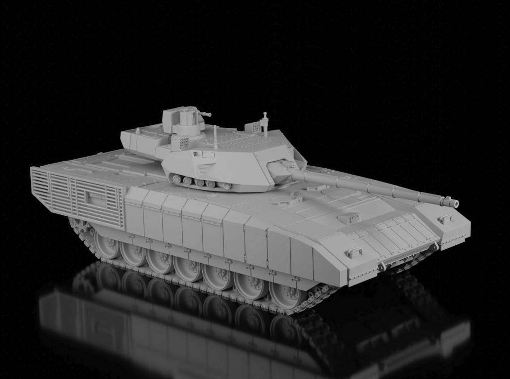 T-14 Armata (Wargame3d). Painted Resin Model