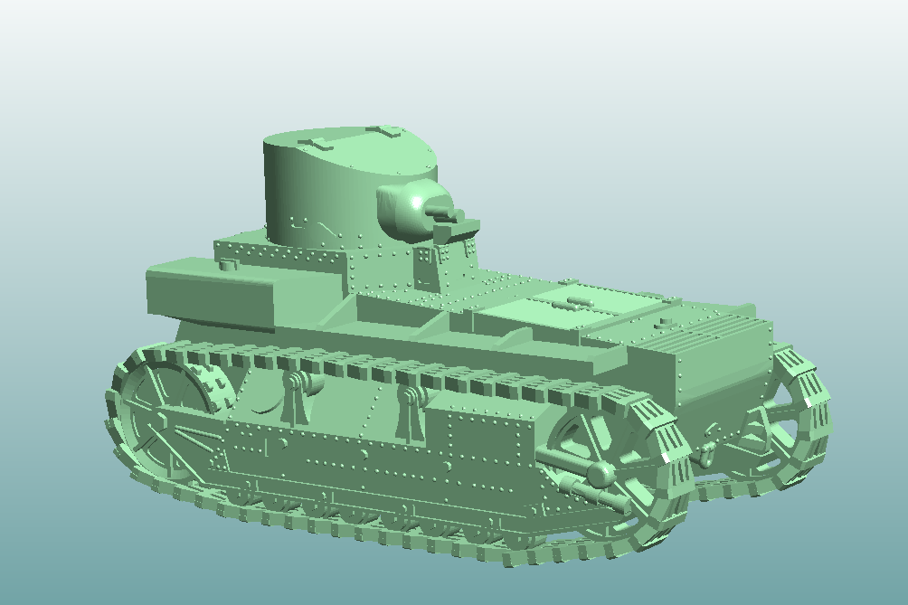 Light Tank T1E1 Cunningham (Panzer Printer)