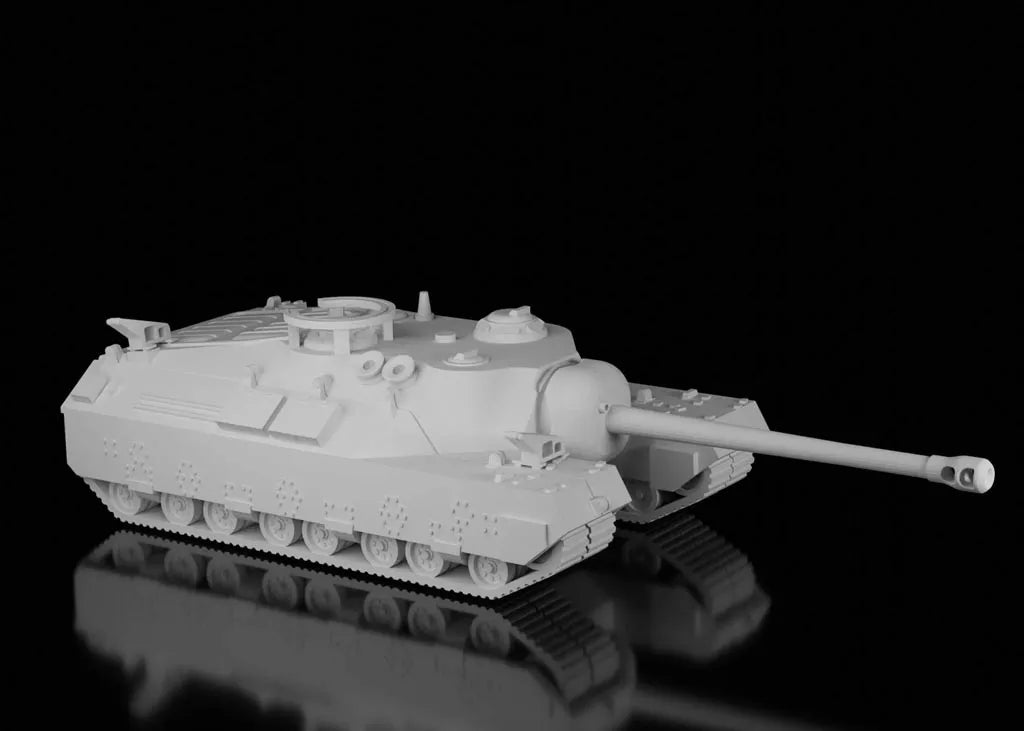 WW2 American T28 Super Heavt Tank. UnPainted Resin Model