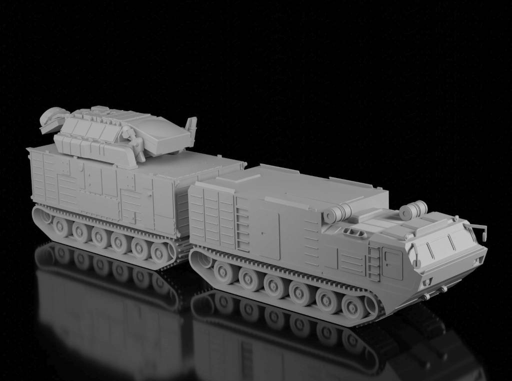 TOR-M2DT Arctic Air Defense System (Guaro3d). Painted Resin Model